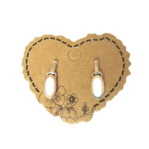 Oval Cut Mother Of Pearl Stud Earrings Sterling Silver 925 Post Signed